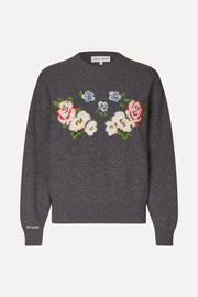 Stine Goya Storytelling Crewneck Sweater Knit The Floral Frame