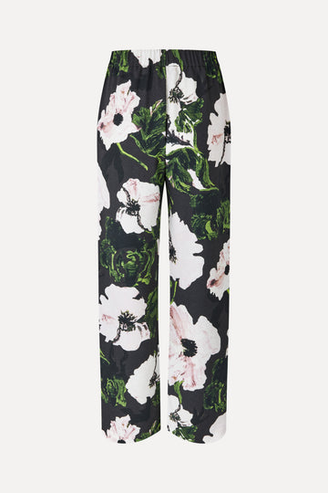 Stine Goya Elasticated Long Pants Pants Umber Windflower