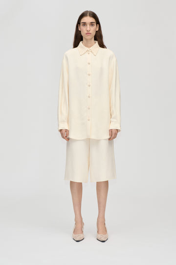Stine Goya Fluid Bermuda Shorts Sakura Blossom