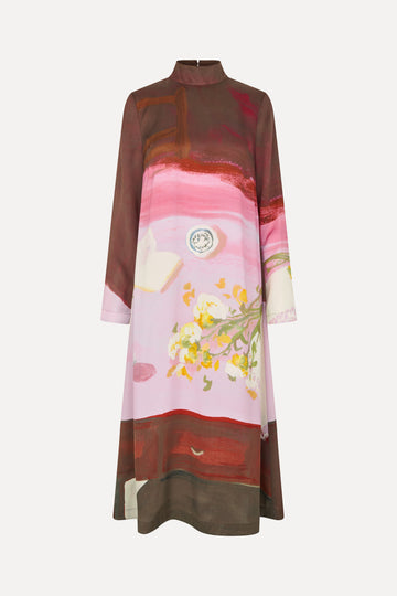 Stine Goya Long Sleeve Midi Dress Dress Five Resolutions