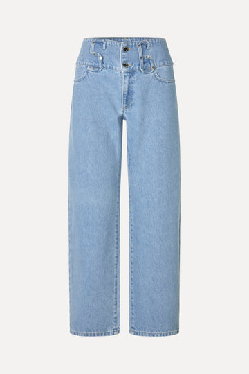 Stine Goya SG Belt Loop Ankle Pants Pants Denim Blue