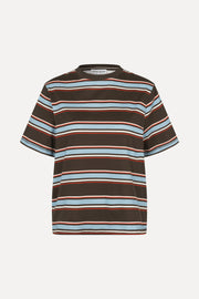 Stine Goya Short Sleeve T-Shirt Top Blue And Bold