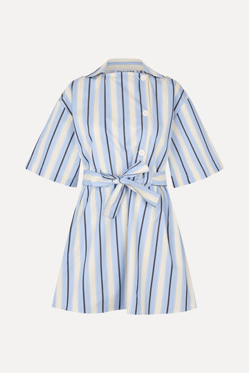 Stine Goya Workwear Short Dress Dress Lightwave Stripes